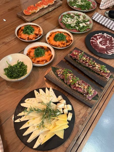 Comida para grupos.